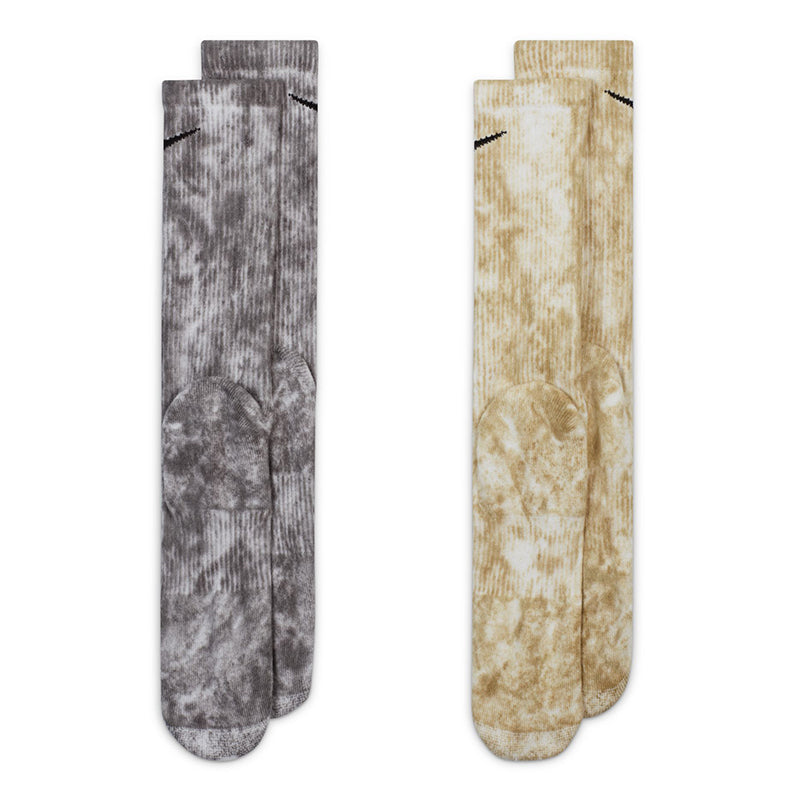 Nike Unisex Everyday Plus Cushioned Tie-Dye Crew Socks (2 Pairs)