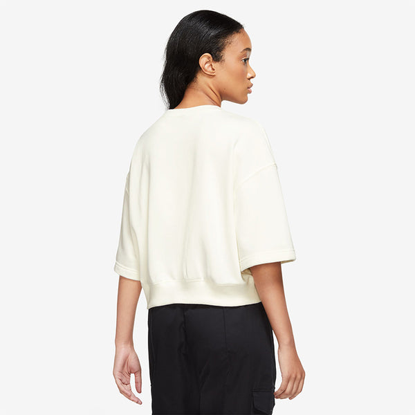 Nike Women's Sportswear City Utility French Terry Short-Sleeve Top