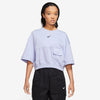 Nike Women's Sportswear City Utility French Terry Short-Sleeve Top