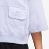 Nike Women's Sportswear City Utility French Terry Short-Sleeve Top