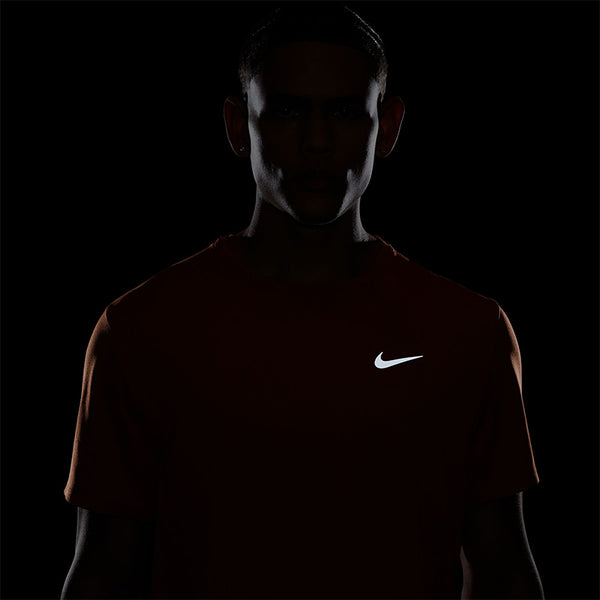 Nike Men's Dri-Fit UV Miler Short-Sleeve Running Top