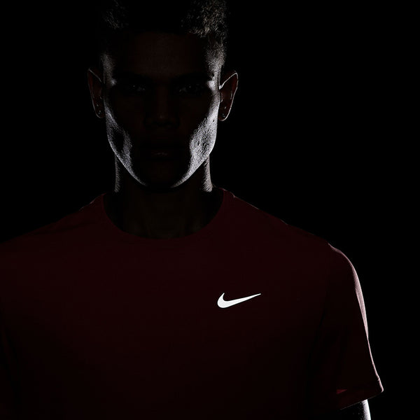 Nike Men's Dri-Fit UV Miler Short-Sleeve Running Top