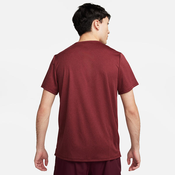 Nike Men's Dri-Fit UV Miler Short-Sleeve Running Top