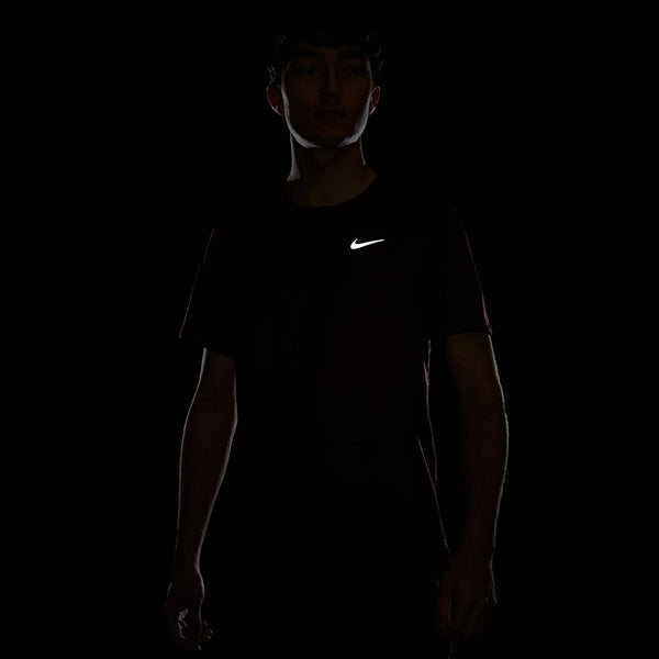 Nike Men's Dri-Fit UV Miler Short-Sleeve Running Top