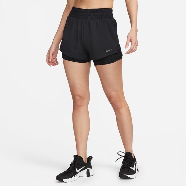Nike Women's Dri-Fit One Mid-Rise 3" 2-in-1 Shorts