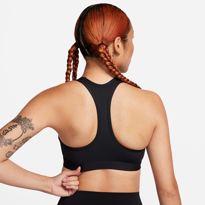 Nike Women's Swoosh Medium Support Padded Logo Sports Bra