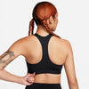 Nike Women's Swoosh Medium Support Padded Logo Sports Bra