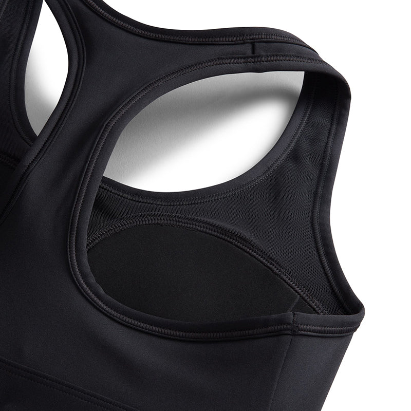 Nike Women's Swoosh Medium Support Padded Logo Sports Bra