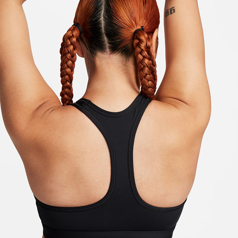 Nike Women's Swoosh Medium Support Padded Logo Sports Bra