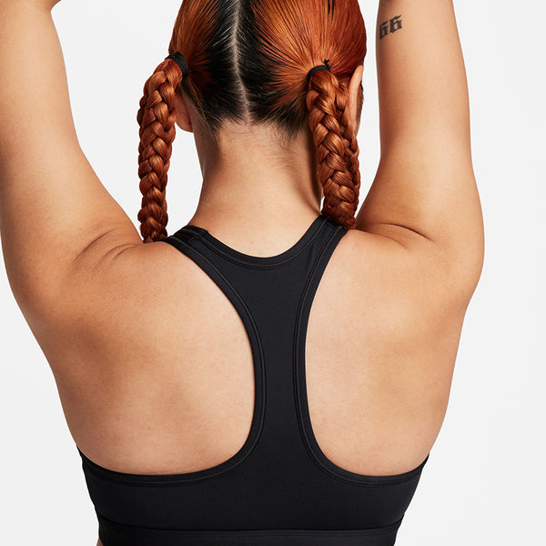 Nike Women's Swoosh Medium Support Padded Logo Sports Bra