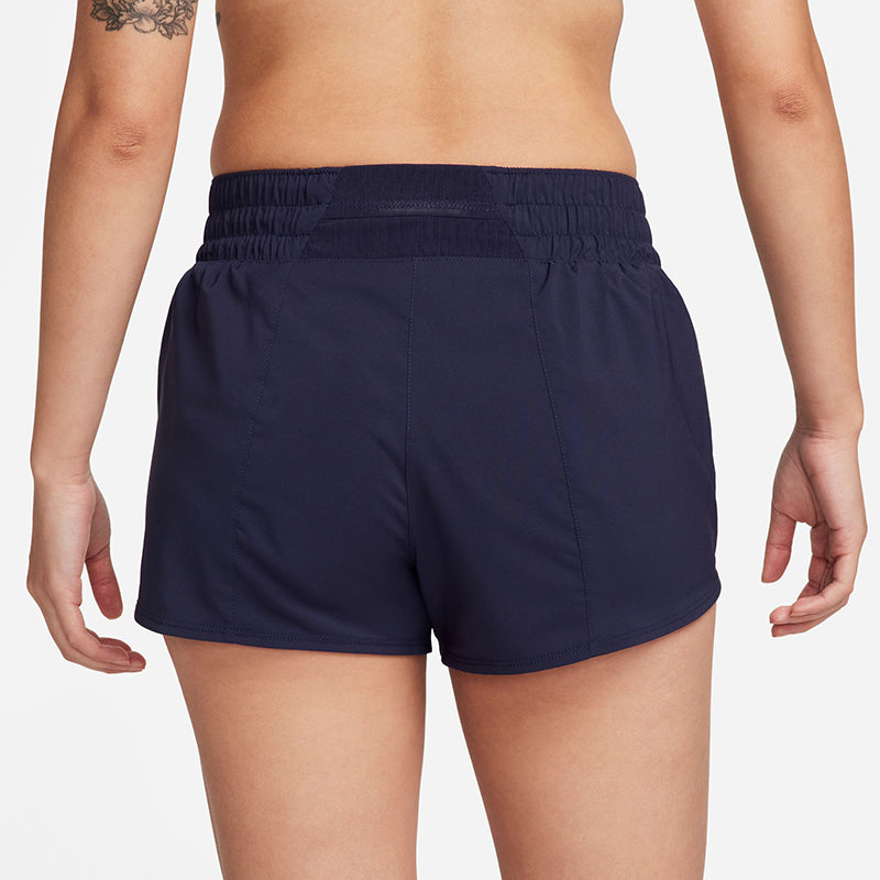 Nike Women's Dri-Fit One Swoosh Mid-Rise Brief-Lined Running Shorts