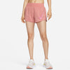 Nike Women's Dri-Fit One Swoosh Mid-Rise Brief-Lined Running Shorts