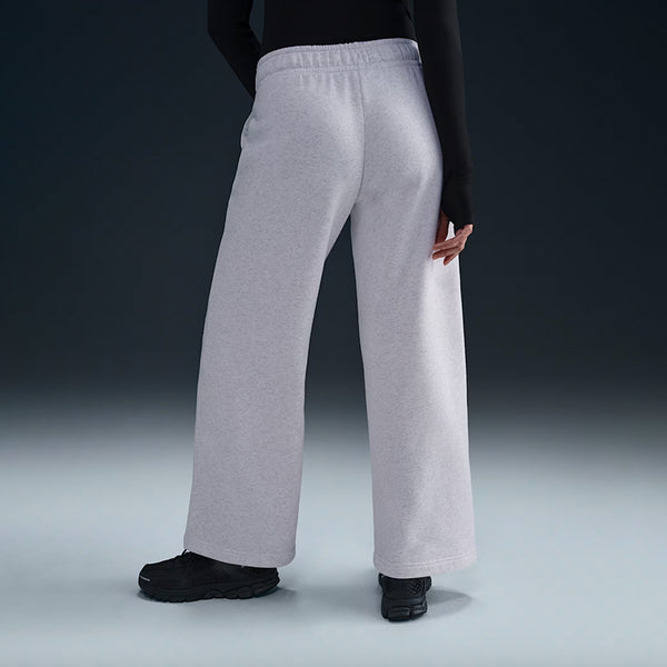 Nike Women's Sportswear Club Fleece Mid-Rise-Wide Leg Graphic Pants