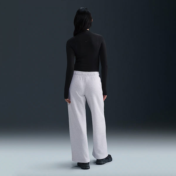 Nike Women's Sportswear Club Fleece Mid-Rise-Wide Leg Graphic Pants