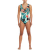 Nike Swim Women's Floral Keyhole Back One Piece