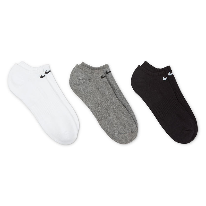 Nike Unisex Everyday Cushioned Training No-Show Socks (3 Pairs)