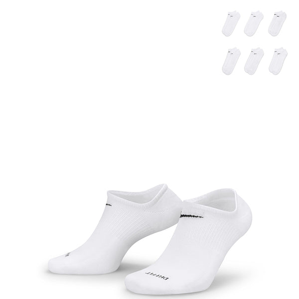 Nike Unisex Everyday Lightweight Training No-Show Socks (6 Pairs)