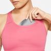 Nike Dri-FIT Swoosh Women's Medium-Support 1-Piece Padded Longline Sports Bra.