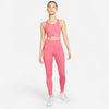 Nike Dri-FIT Swoosh Women's Medium-Support 1-Piece Padded Longline Sports Bra.