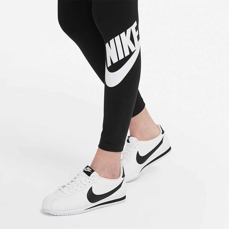 Nike High Waisted Leggings Black/White Women Sportswear.