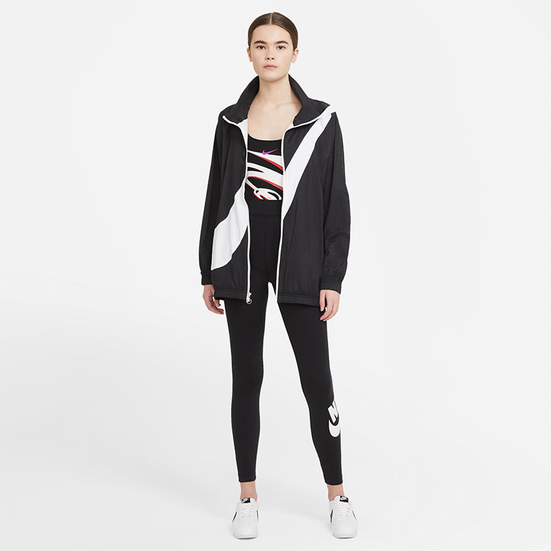 Nike High Waisted Leggings Black/White Women Sportswear.