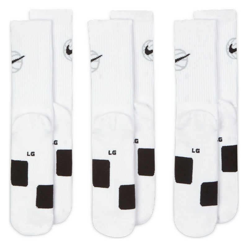 Nike Everyday Crew Basketball Socks (3 Pair).