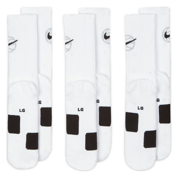 Nike Everyday Crew Basketball Socks (3 Pair).