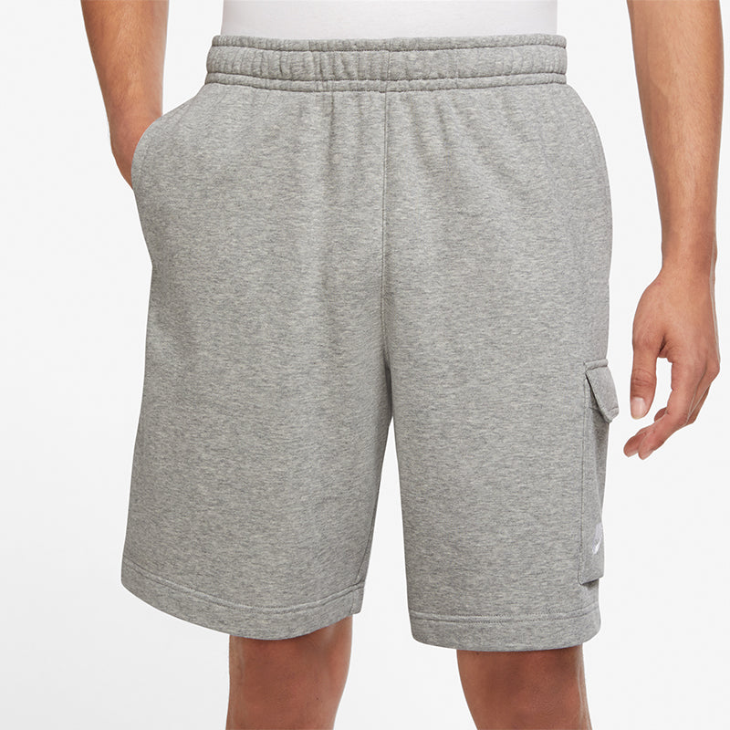 Nike Sportswear Club Dk Grey Heather/Matte Silver/White Men Sportswear.