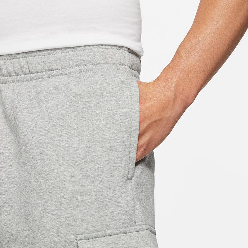Nike Sportswear Club Dk Grey Heather/Matte Silver/White Men Sportswear.