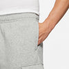 Nike Sportswear Club Dk Grey Heather/Matte Silver/White Men Sportswear.