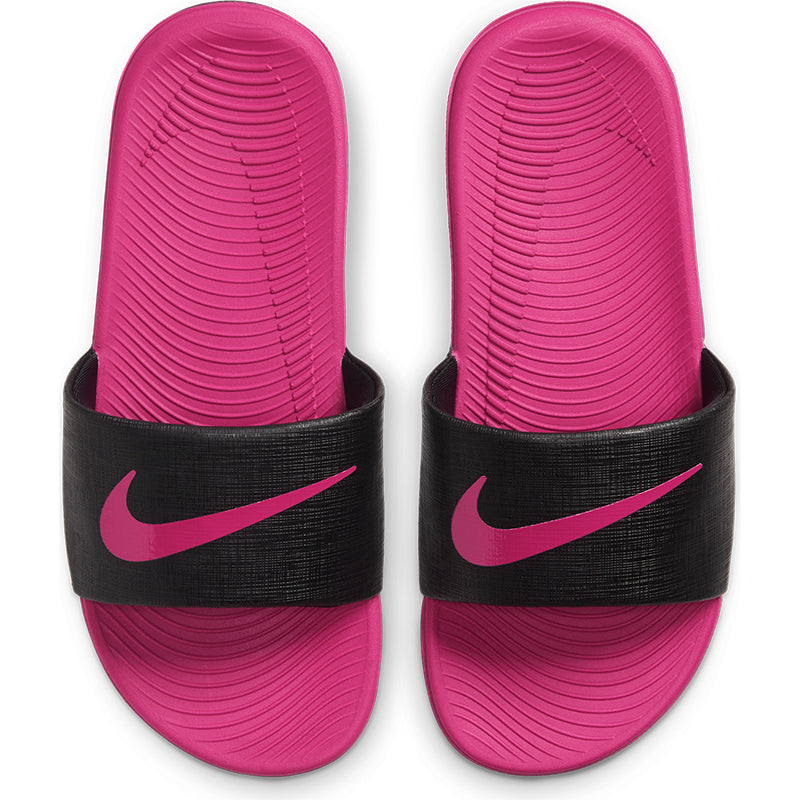 Nike Kawa Black/Vivid Pink Boys Young Athlete.