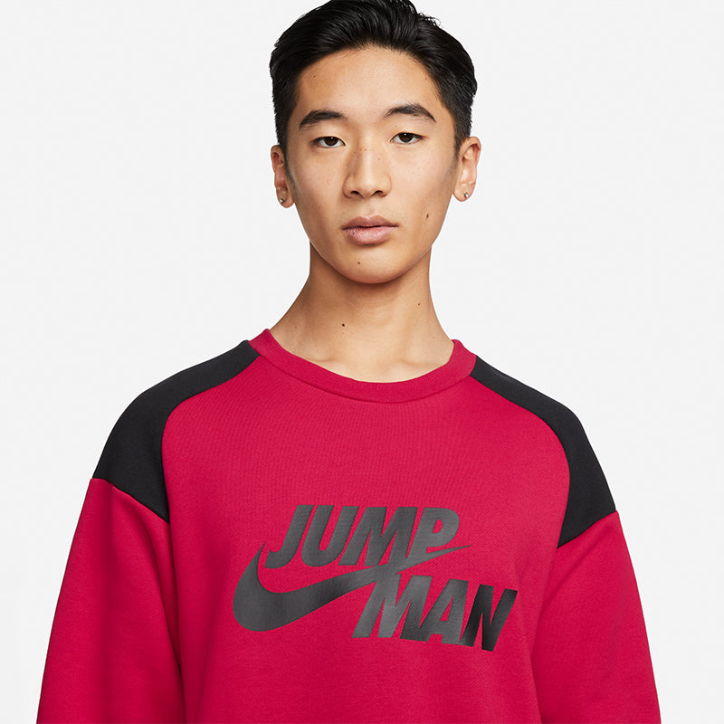 Jordan Men's Jumpman Fleece Crew Sweatshirt.