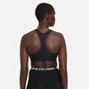 Nike Women's Dri-Fit Swoosh Medium Support 1-Piece Pad Graphic Sports Bra.