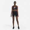 Nike Women's Dri-Fit Swoosh Medium Support 1-Piece Pad Graphic Sports Bra.