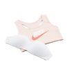 Nike Women's Dri-Fit Swoosh Medium Support 1-Piece Pad Graphic Sports Bra.