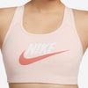 Nike Women's Dri-Fit Swoosh Medium Support 1-Piece Pad Graphic Sports Bra.
