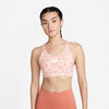 Nike Women's Dri-Fit Swoosh Icon Clash Medium-Support Padded Strappy Printed Sports Bra.