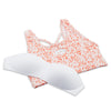 Nike Women's Dri-Fit Swoosh Icon Clash Medium-Support Padded Strappy Printed Sports Bra.