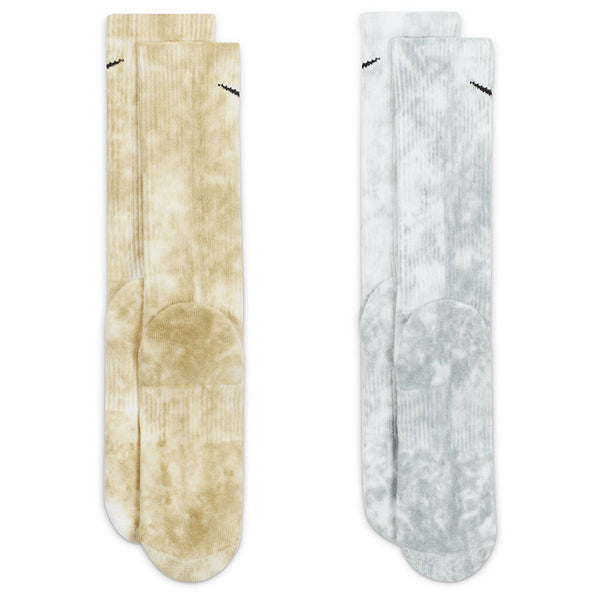 Nike Unisex Everyday Plus Cushioned Tie-Dye Crew Socks (2 Pairs)