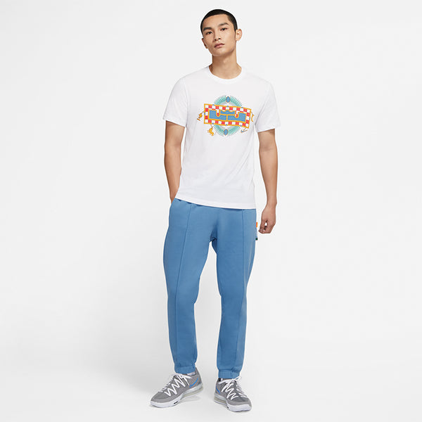 Nike Men's Pattern Printing Round Neck Basketball T-Shirt