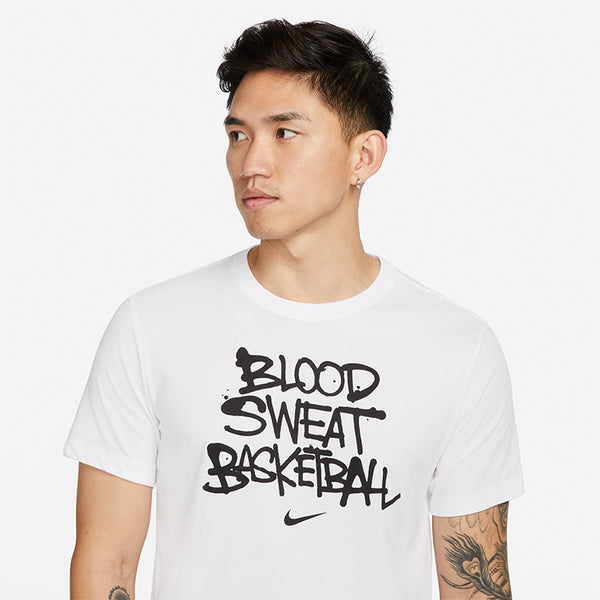 Nike Men's Dri-Fit " Blood, Sweat, Basketball " T-Shirt.