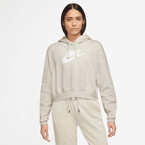 Nike Women's Sportswear Club Fleece Oversized Crop Graphic Hoodie
