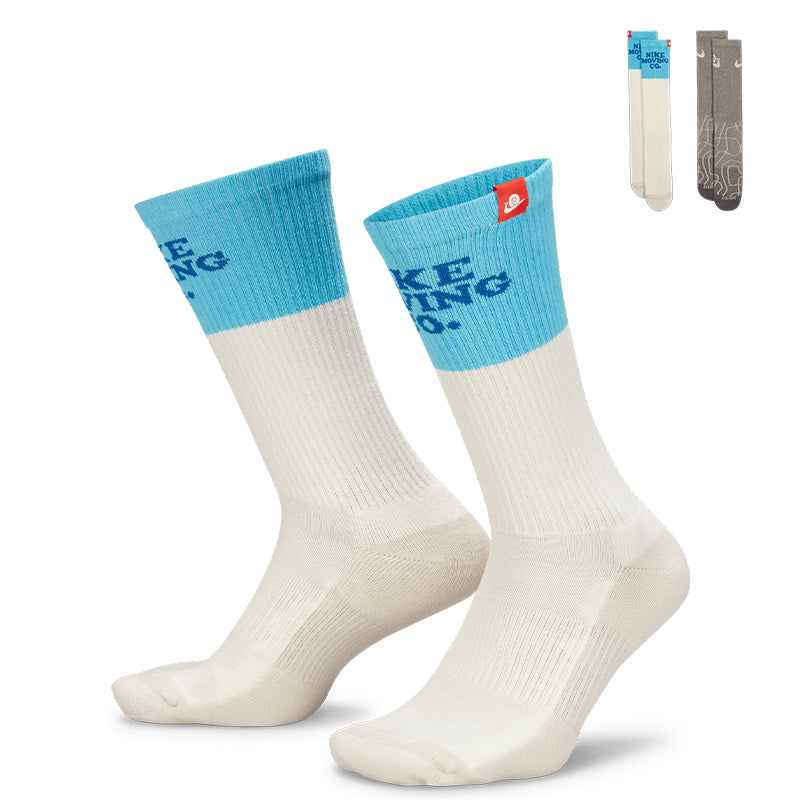 Nike Unisex Everyday Plus Cushioned Crew Socks (2 Pairs)