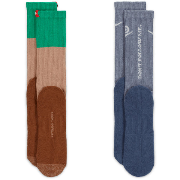 Nike Unisex Everyday Plus Cushioned Crew Socks (2 Pairs)