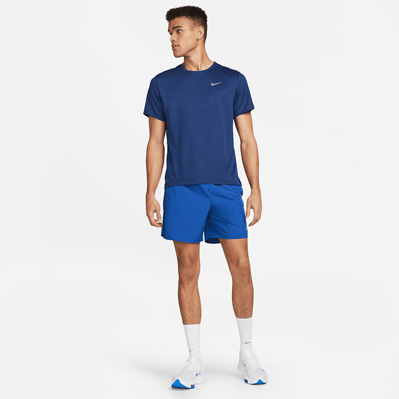Nike Men's Dri FIT UV Miler Short-Sleeve Running Top