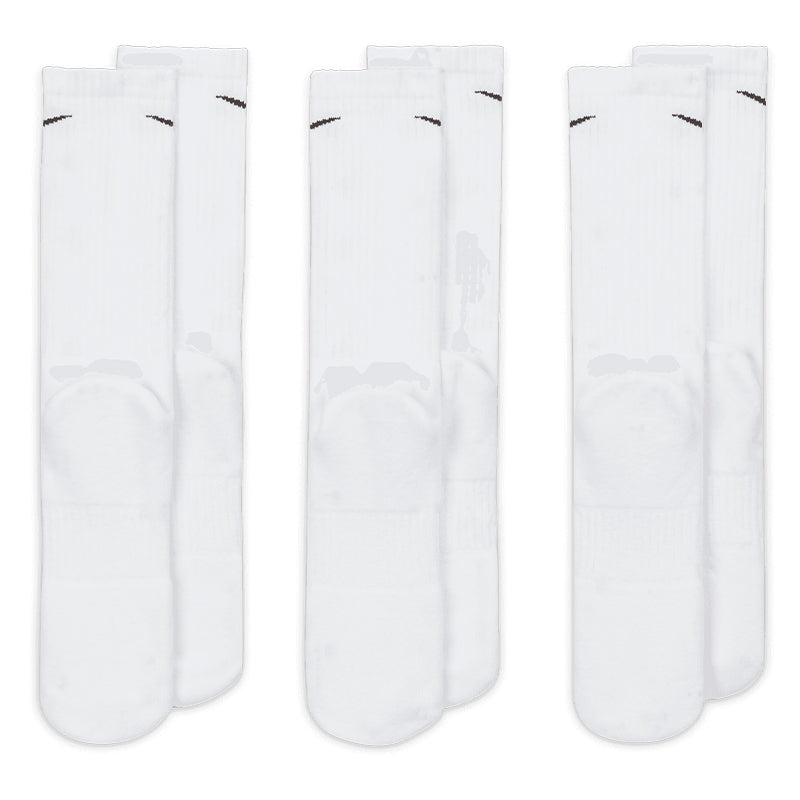 Nike Unisex Everyday Cushioned Training Crew Socks (3 Pairs)
