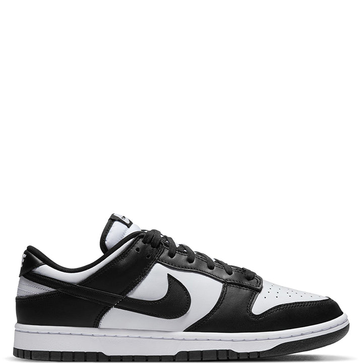 dunk low black and white mens
