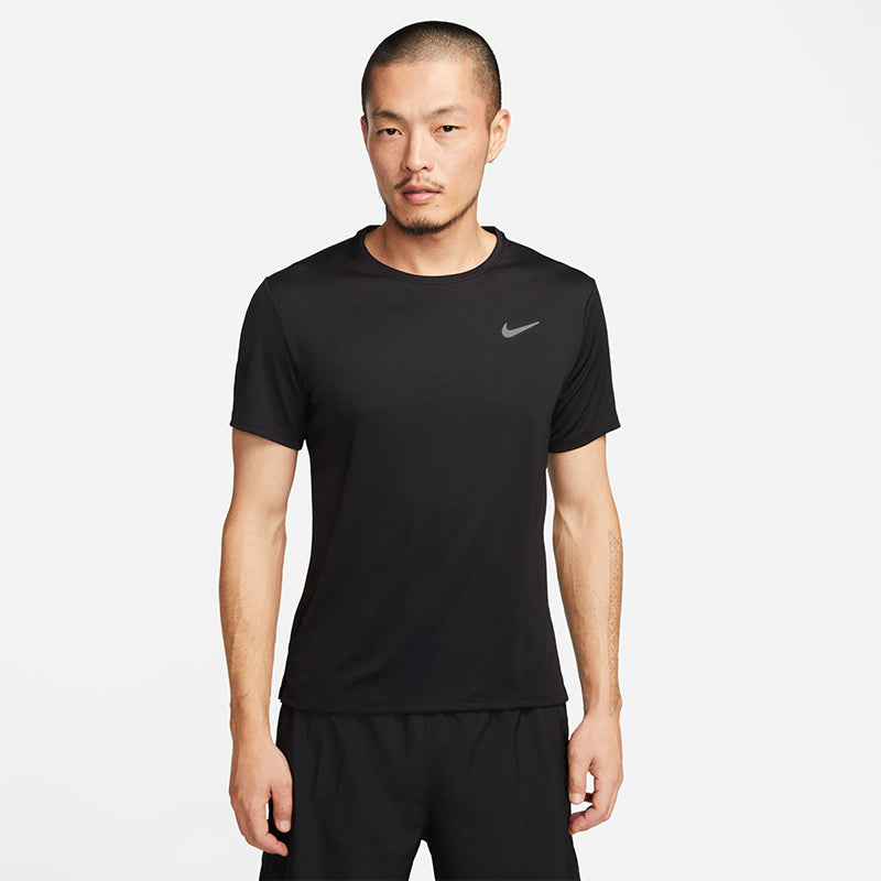 Nike Men's Dri Fit UV Miler Short-Sleeve Running Top