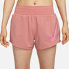 Nike Women's Dri-Fit One Swoosh Mid-Rise Brief-Lined Running Shorts