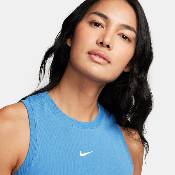 Nike Women's Sportswear Essentials Ribbed Cropped Tank